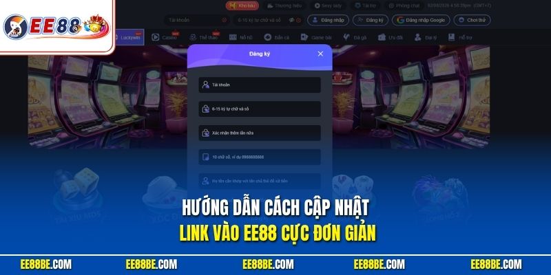 Hướng dẫn cách cập nhật link vào EE88 cực đơn giản